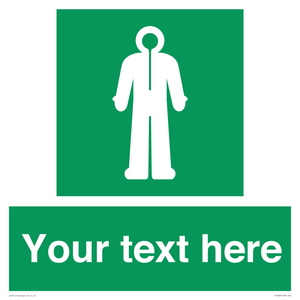 Custom sign safe condition Survival clothing